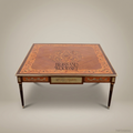 Louis XVI Marquetry Tea Table | Brass Ormolu & Floral Inlay