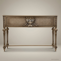 Louis XVI Neoclassical Cachepot Planter with Cane Panels & Floral Brass Medallion