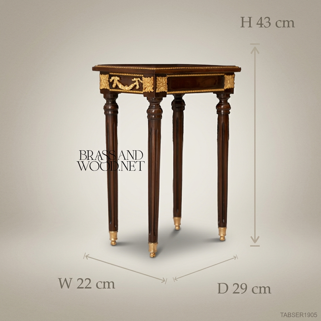 Louis XVI Nesting Service Tables – Marquetry & Gilt Bronze