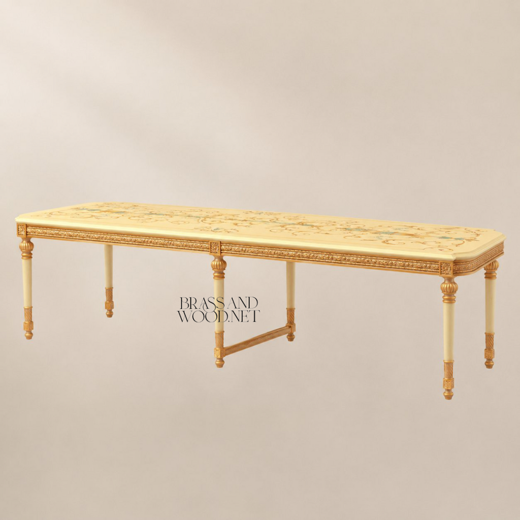 Louis XVI Gilt Carved Dining Suite