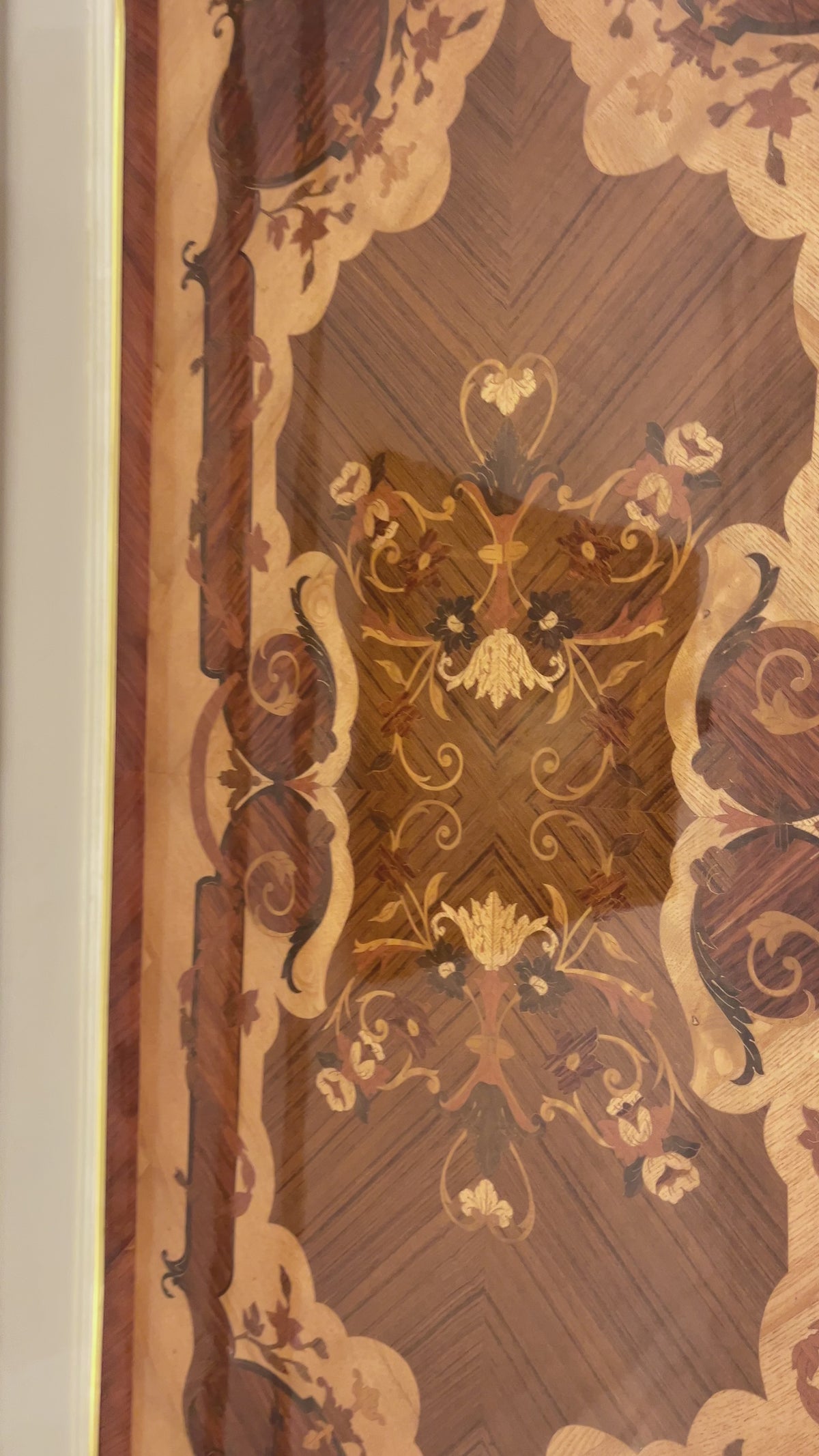 Louis XVI Sunburst Marquetry & Sèvres Medallion Table Set