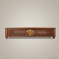 Régence Cane & Gilt Wood Plant Trough — Shell Cartouche Centre Panel