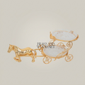 Royal Horse-Drawn Carriage Dual-Tier Candy & Chocolate Display Stand