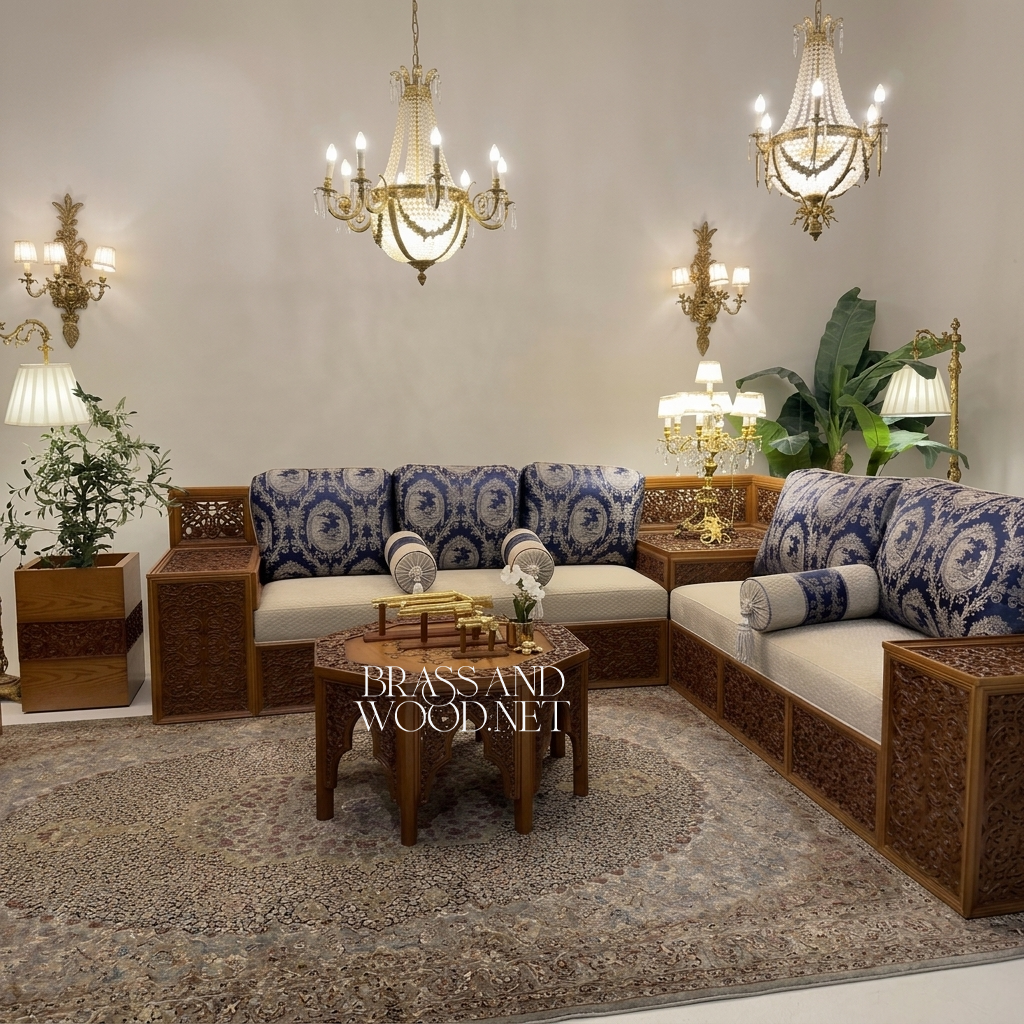 Arabesque Heritage Carved Salon Set