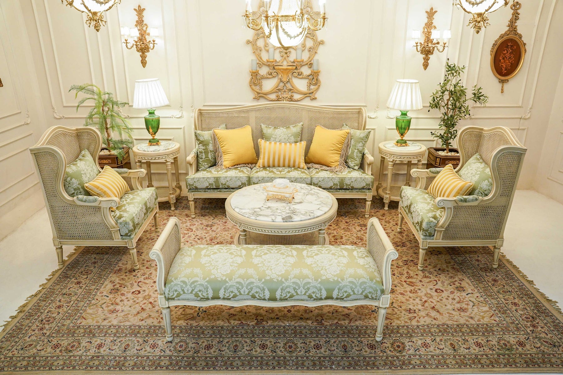 Olive Canapé Salon Suite — Salset0012