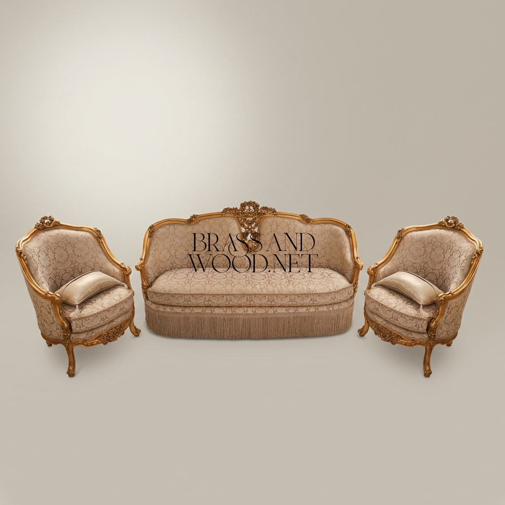 Rococo Gilt Carved Salon Suite