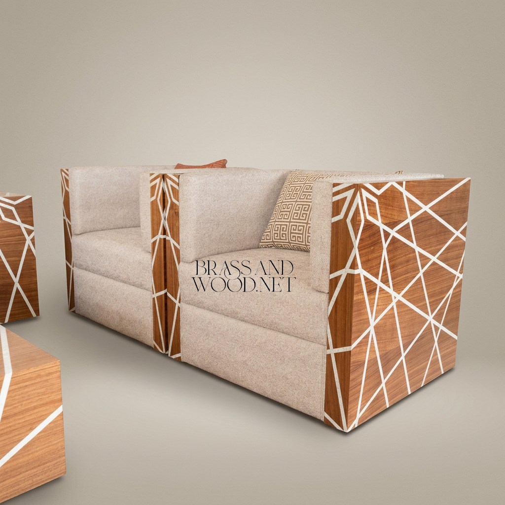 Geometric Inlay Heritage Salon Set