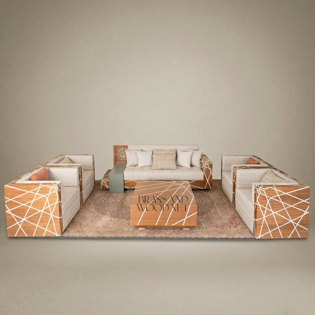 Geometric Inlay Heritage Salon Set