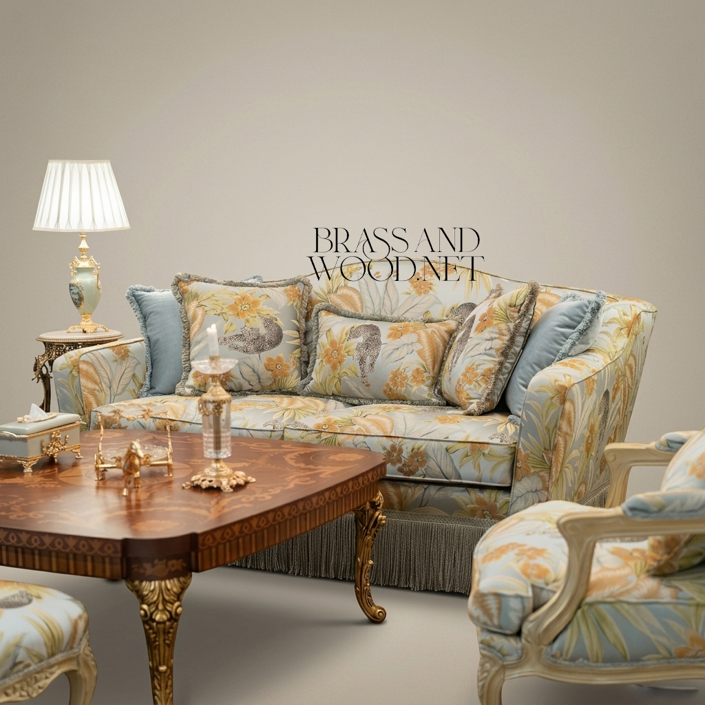 Jungle Bloom Rococo Salon Set