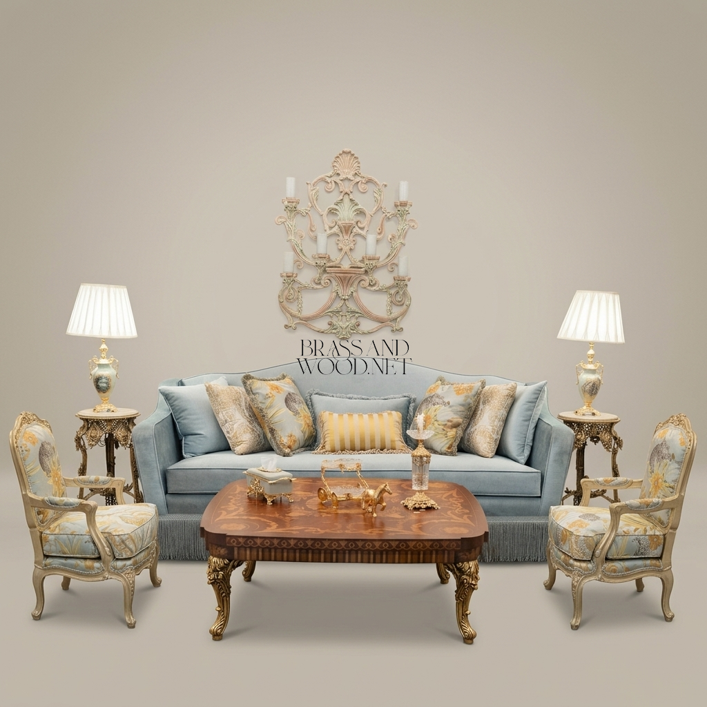Jungle Bloom Rococo Salon Set