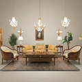 Louis XVI Heritage Salon Set with Gilt Marquetry Coffee Table