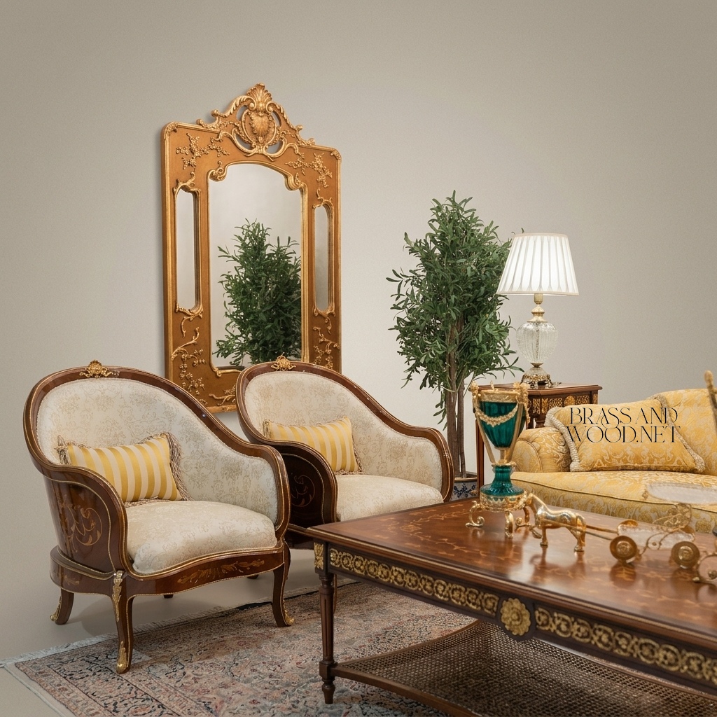 Louis XVI Marquetry Heritage Salon Set
