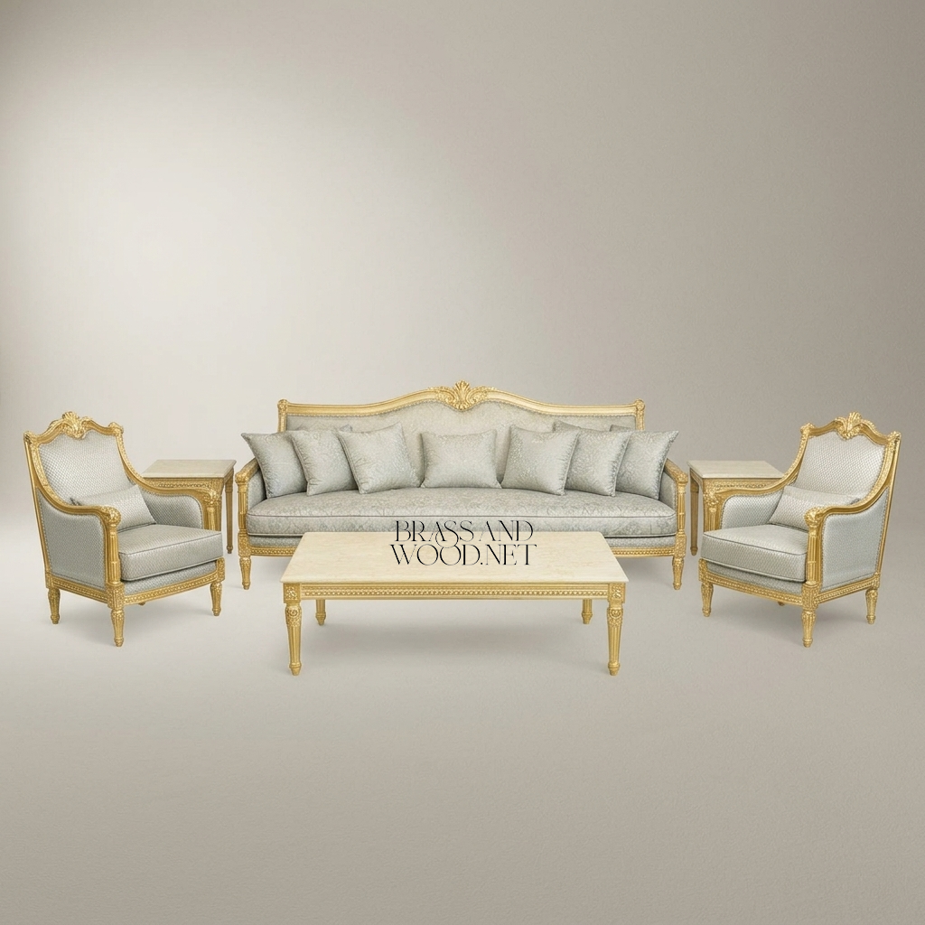 Louis XVI Gilt Heritage Salon Set