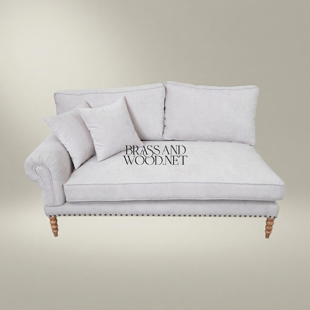 Louis XVI Heritage Salon Set — Carved Wood & Nailhead Upholstery