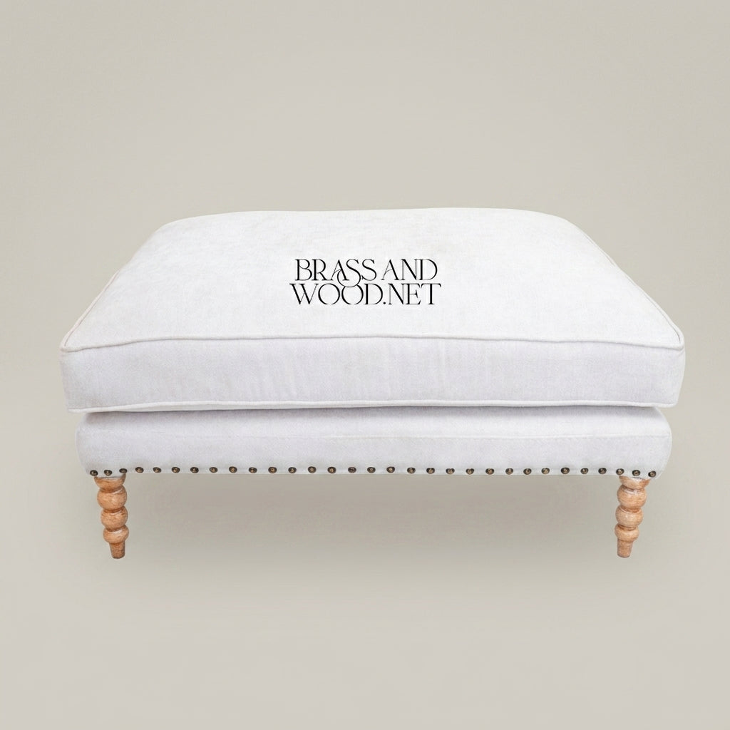 Louis XVI Heritage Salon Set — Carved Wood & Nailhead Upholstery