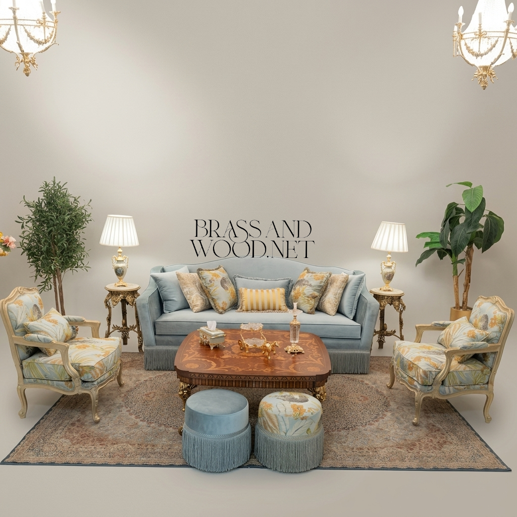Jungle Bloom Rococo Salon Set