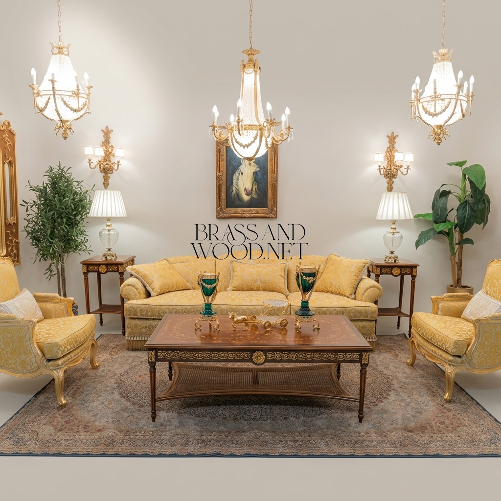 Louis XVI Heritage Gilt Salon Set