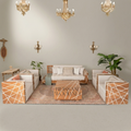 Geometric Inlay Heritage Salon Set