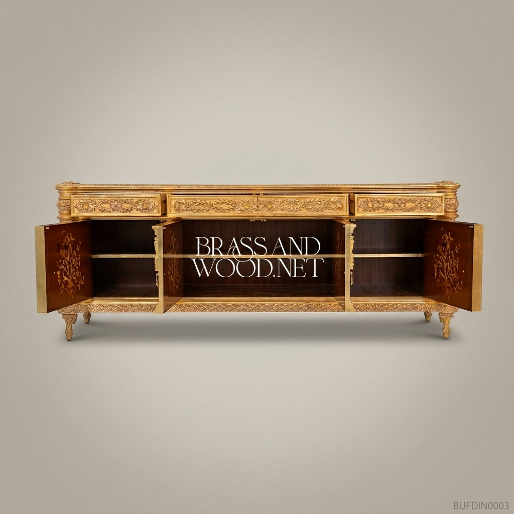 Rococo Gilt Carved Dining Set