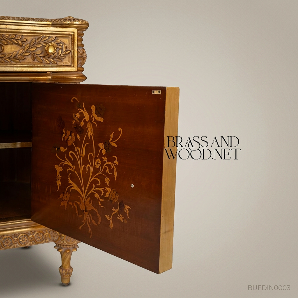Rococo Gilt Carved Dining Set
