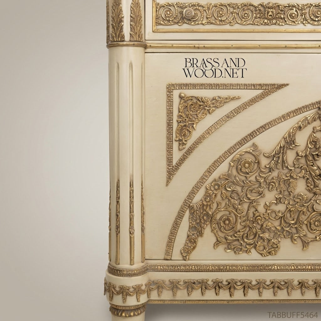 Royal Carved Dining Buffet with Mirror