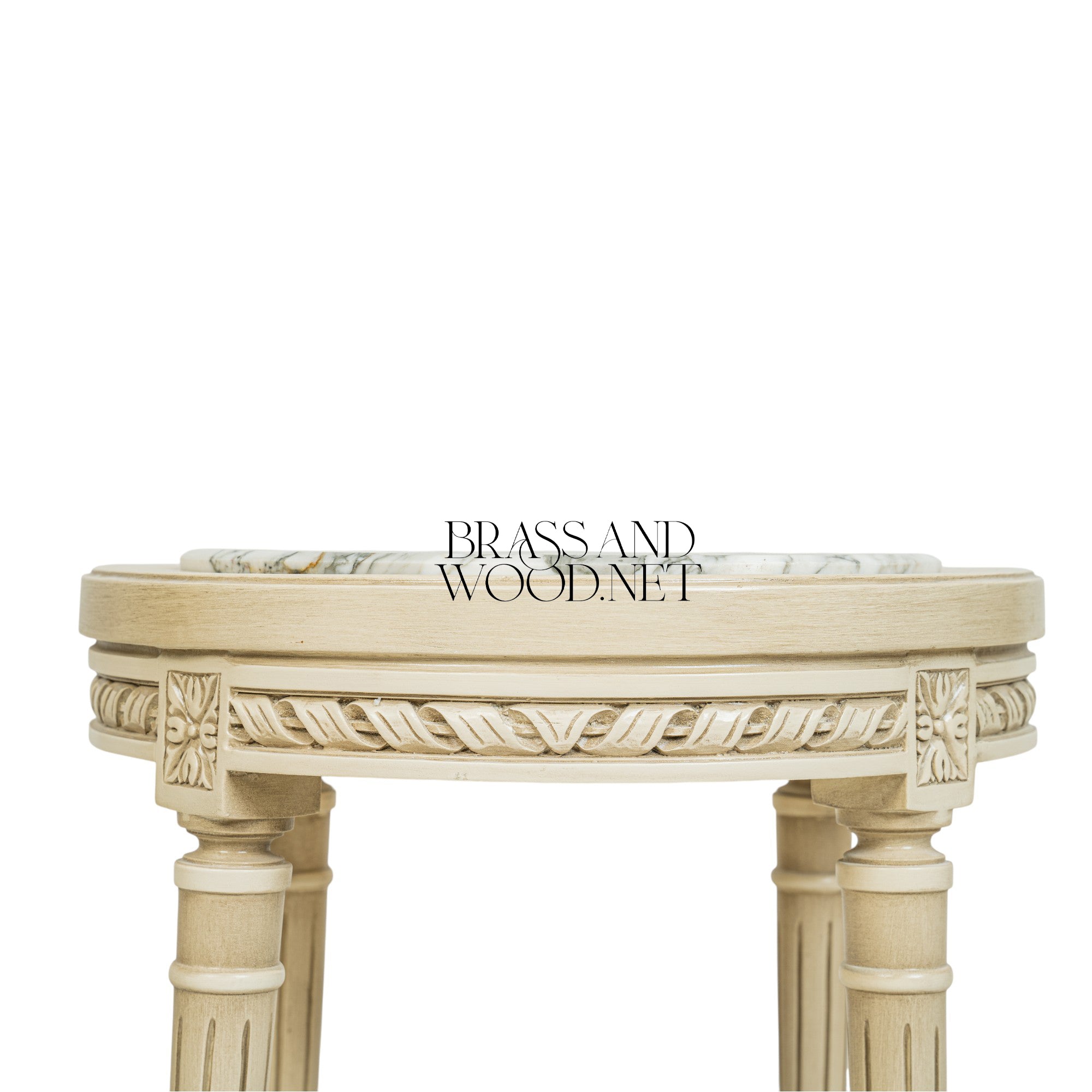 Round Corner Table - Canape - Off White