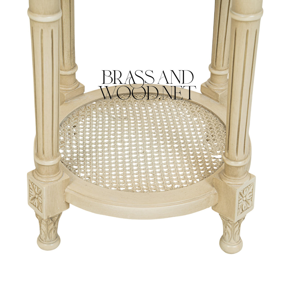 Round Corner Table - Canape - Off White