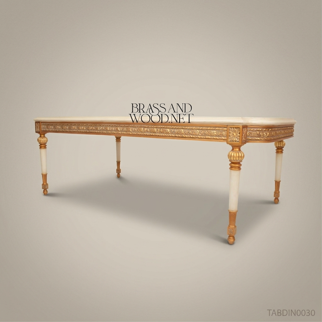 Royal Gilt Carved Dining Table