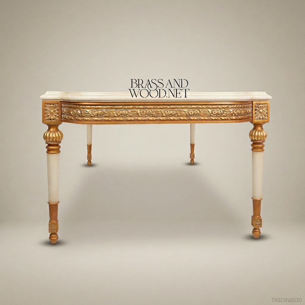 Royal Gilt Carved Dining Table