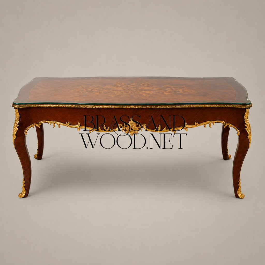 Louis XV Gilded Salon Suite — Carved Wood & Gilt Bronze Complete Set