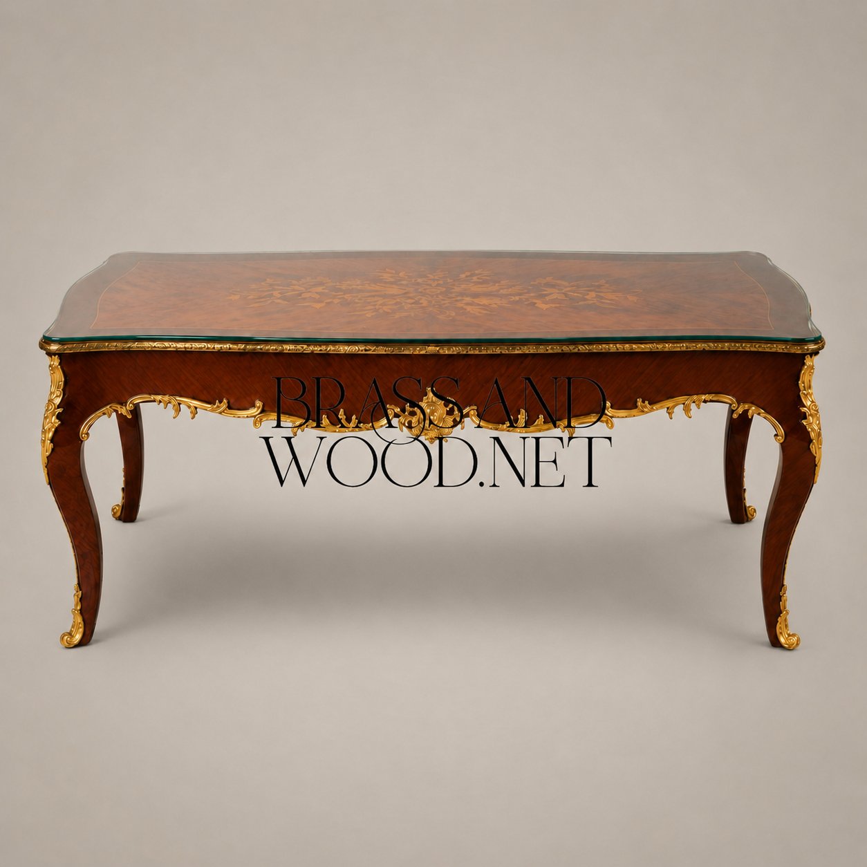 Louis XV Gilded Salon Suite — Carved Wood & Gilt Bronze Complete Set