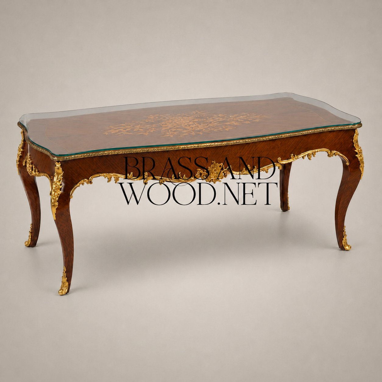 Louis XV Marquetry Gilt Salon Set