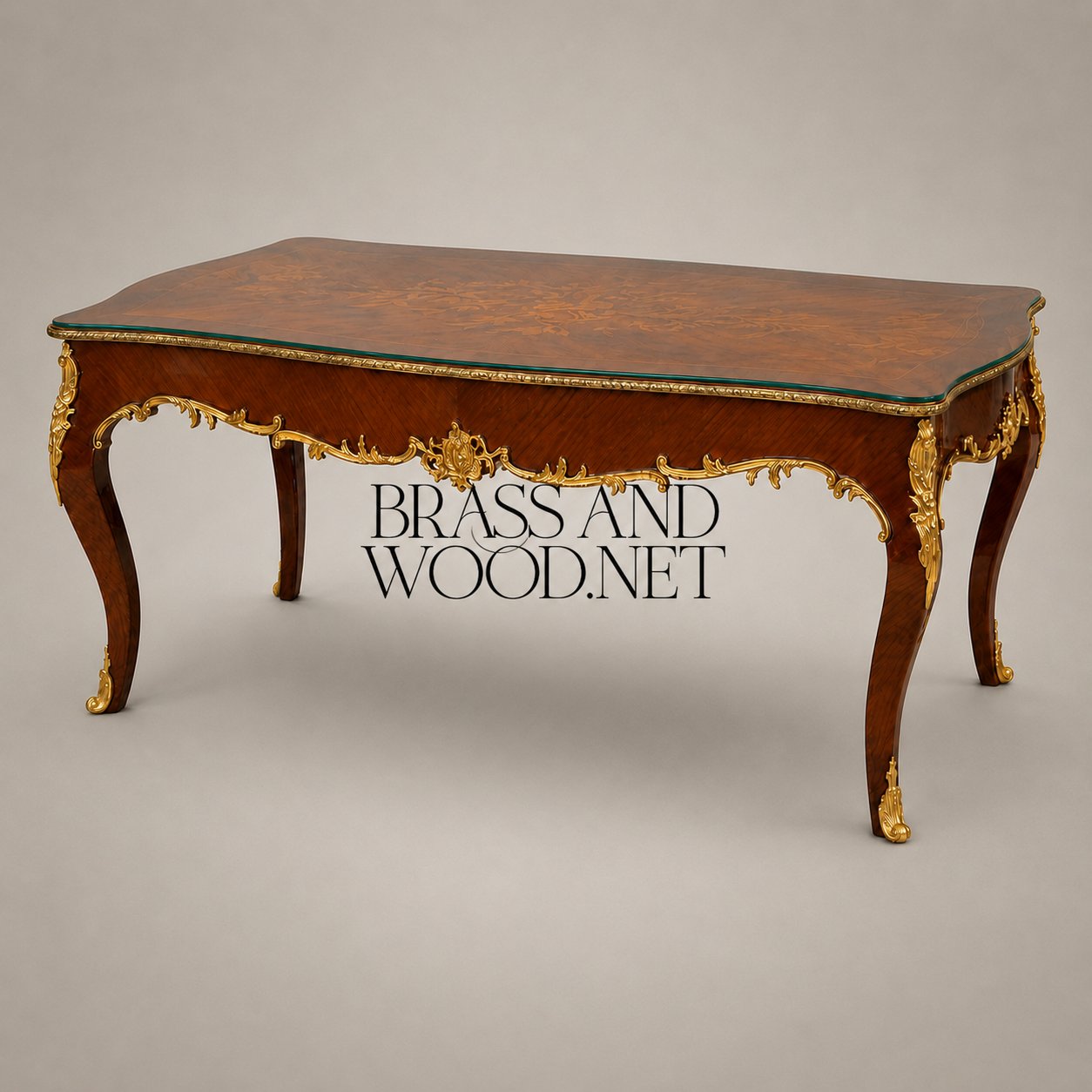 Louis XV Gilded Salon Suite — Carved Wood & Gilt Bronze Complete Set